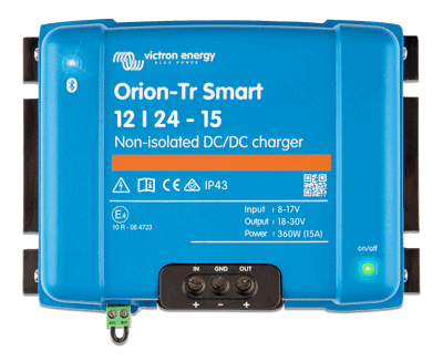 Orion-Tr Smart 12/24-15A (360W) Non-isolated DC-DC charger