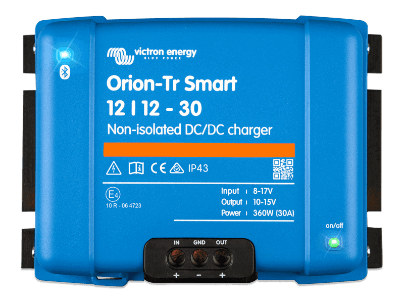 Orion-Tr Smart 12/12-30A (360W) Non-isolated DC-DC charger