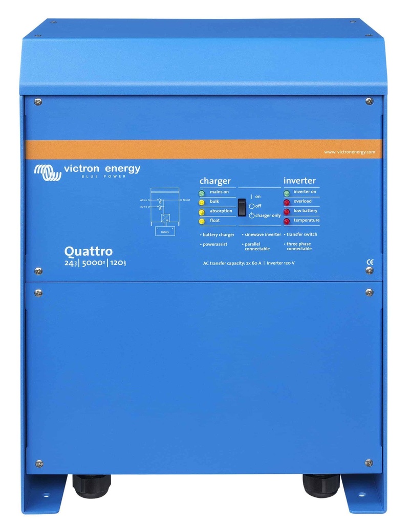 [VE-QUA245023110] Quattro 24/5000/120-100/100 120V