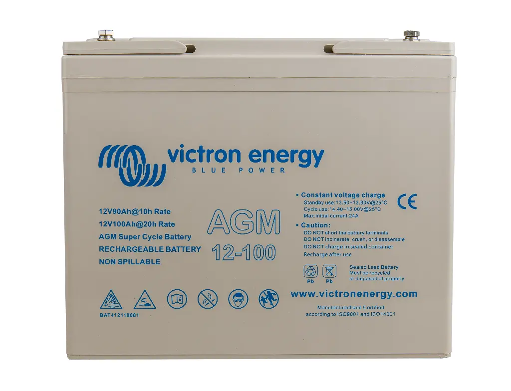 12V AGM Super Cycle Batteries - 100Ah