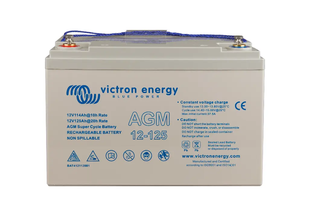 12V AGM Super Cycle Batteries - 125Ah
