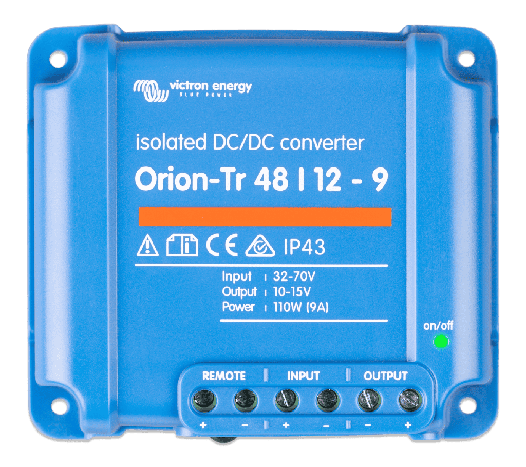 Orion-Tr 48/12-9A (110W) Isolated DC-DC Converter