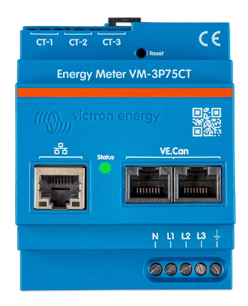 [VE-REL200300100] VM-3P75CT Three-Phase Energy Meter