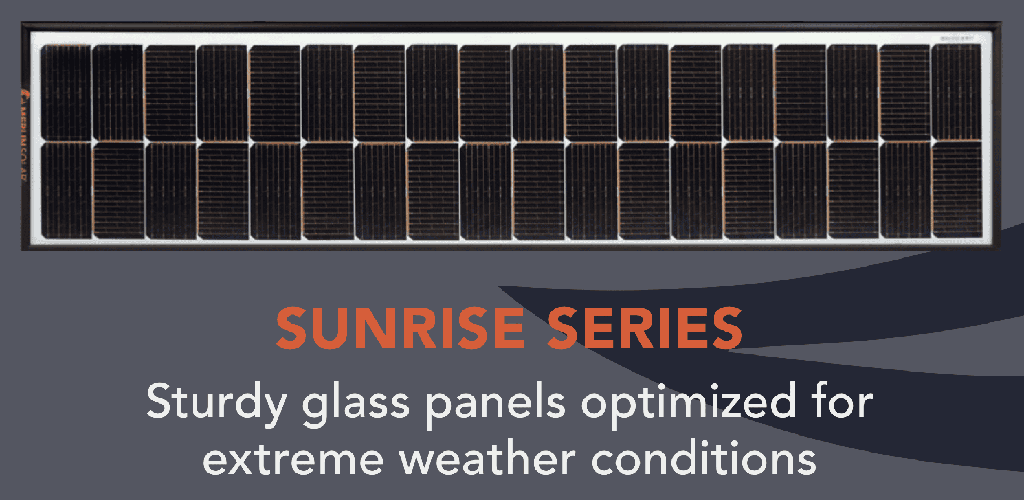 Merlin Solar Sunrise SRS100 Solar Panels for Airstream RVs