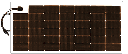 Merlin Solar TBP120 120W Flexible Solar Panel Module