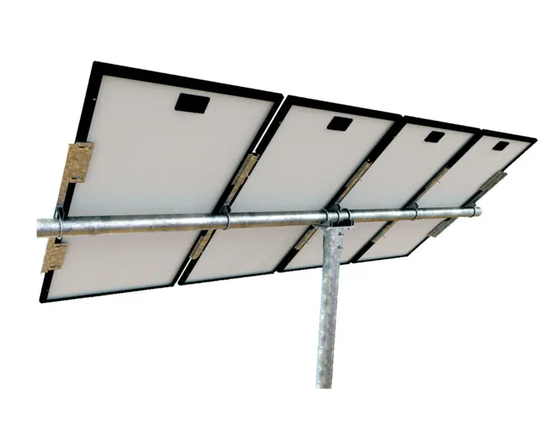 Tamarack Horizontal Pole Mount for (4) modules 38"-72" long, 1 pole    