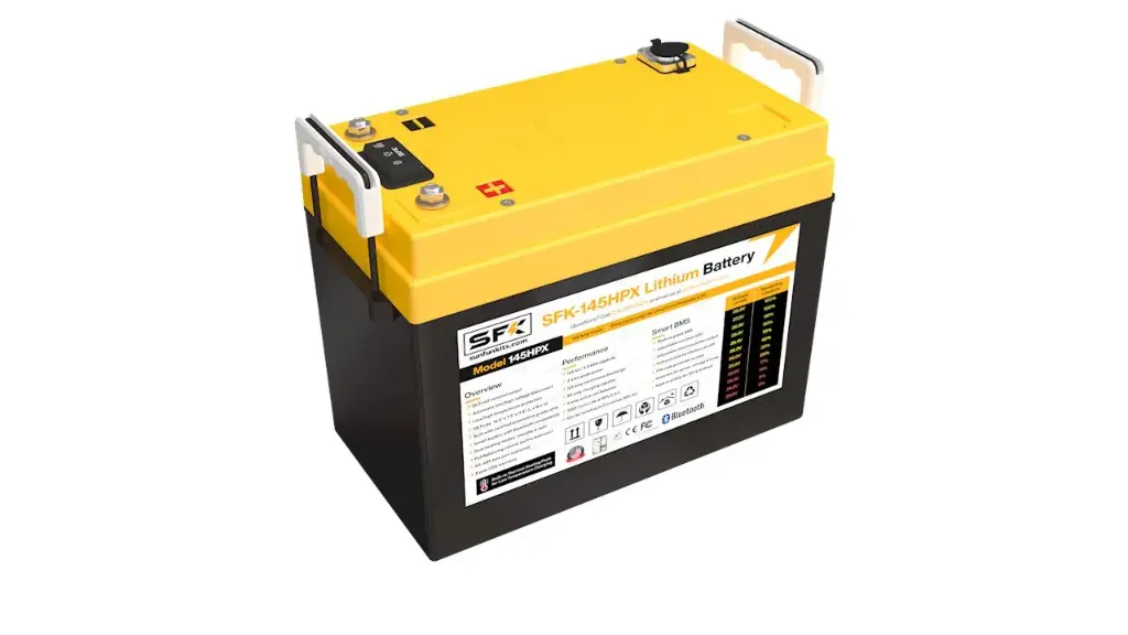  SFK-145HPX 24v 145Ah 3.8 kWh Heated Lithium Victron Communications Smart Battery (Inc RS-485 Data Cable and Data Port)