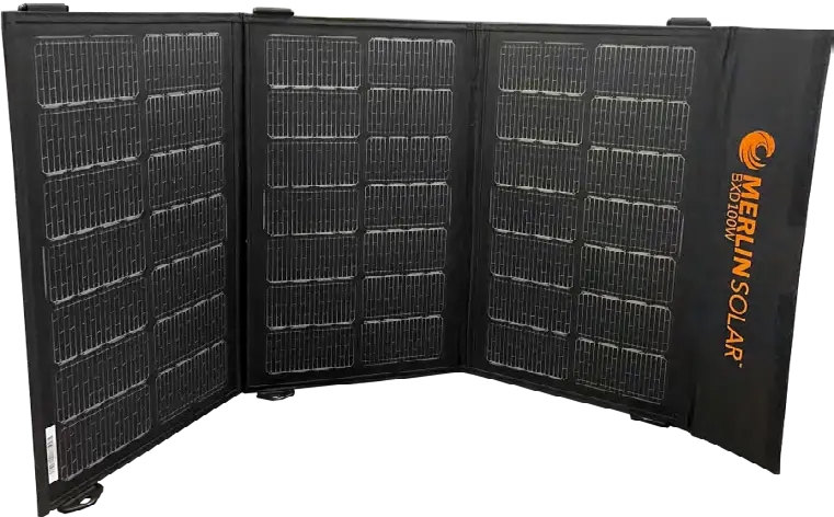 Merlin Solar Panther 100W Waterproof Portable Solar Panel 