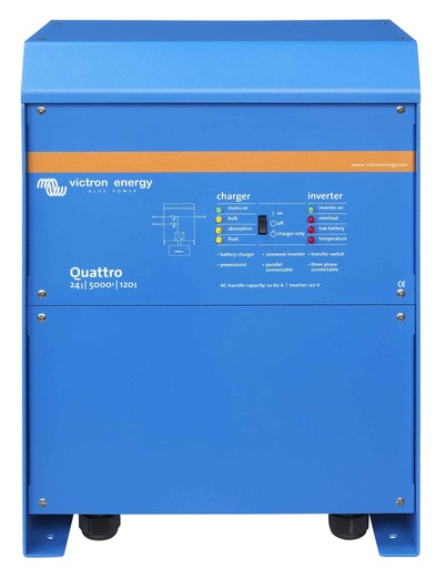 [VE-QUA245023110] Quattro 24/5000/120-100/100 120V