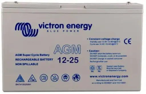 [VE-BAT412025081] 12V AGM Super Cycle Batteries - 25Ah