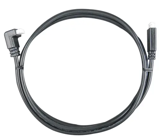 VE.Direct Cable (One side right angle connector)