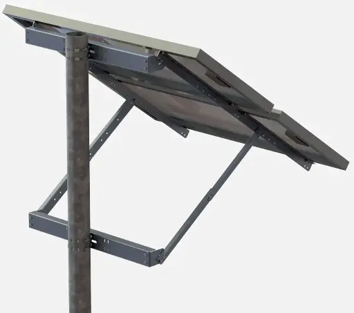 [TMK-UNI-SP/02X] Tamarack Side Pole Mount - 55-Inch Rails 