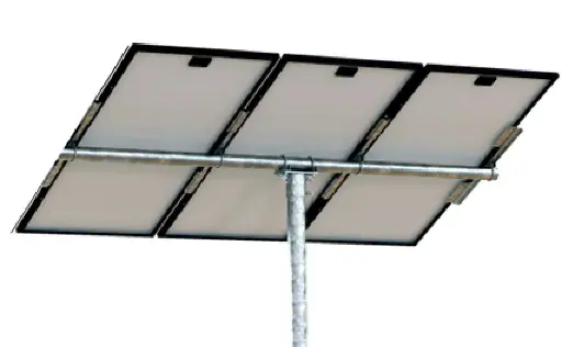 [TMK-UNI-PGRM/3P1-47] Tamarack Horizontal Pole Mount for (3) modules 72"-96" long, 1 pole   